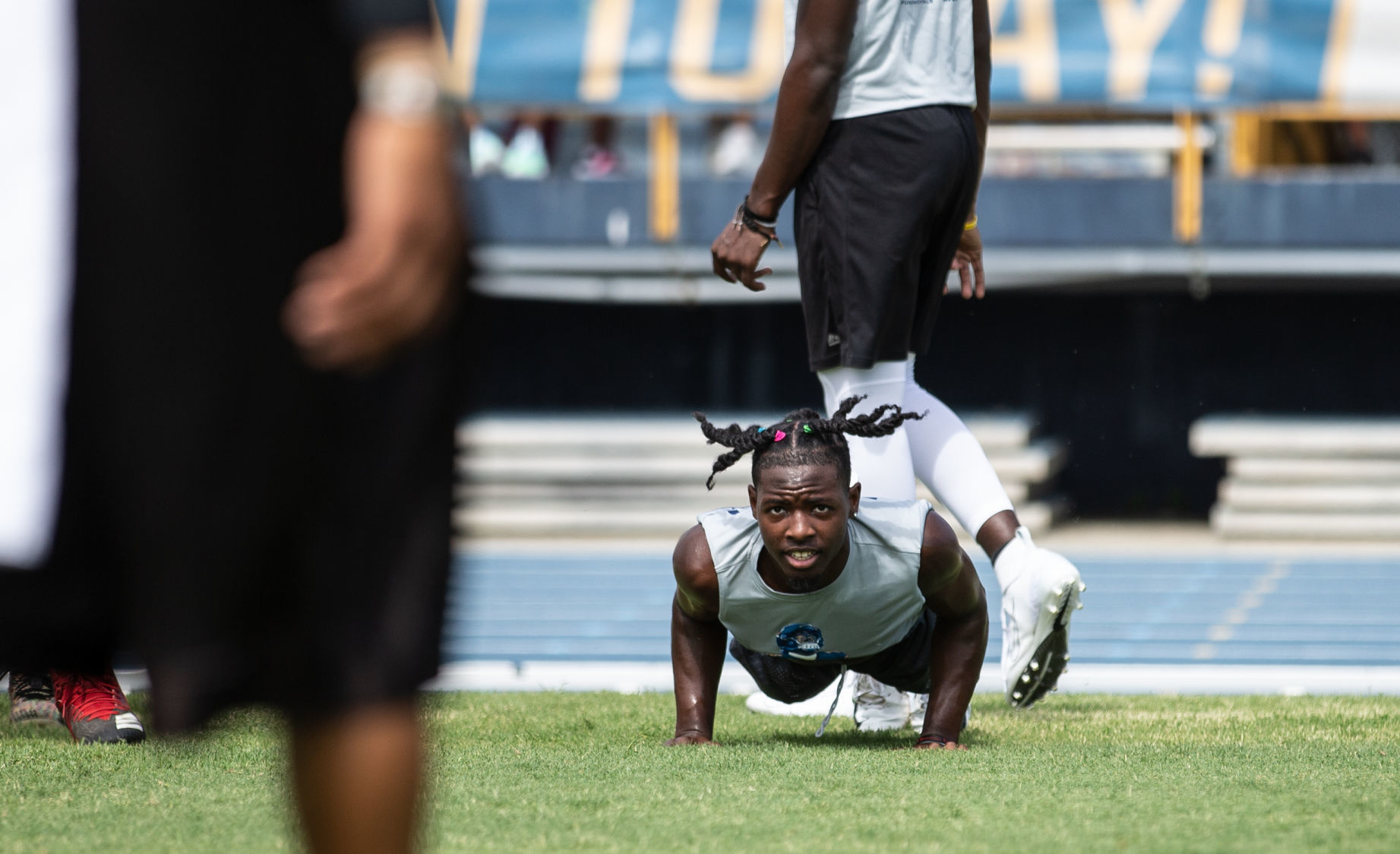 Tarik Cohen's football camp